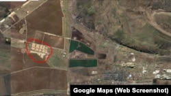 Земельні роботи на місці колишнього військового аеродрому біля селища Багерове. Крим, 2024 рік